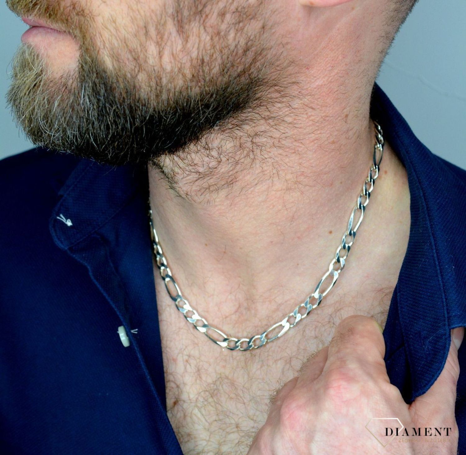 Łańcuszek męski splot Figaro 7mm DIA-LAN-5506-925.jpg